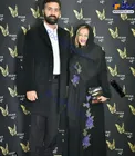 تیپ رسمی و کاملا متفاوت بهاره رهنما در کنار همسرش+عکس