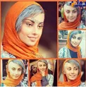 رنگ و مدل عجیب موهای بازیگر زن ایرانی