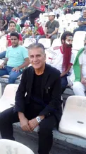 شباهت عجیب یک هوادار به کارلوس کی‌روش +عکس