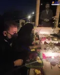 نوروز مادر علی انصاریان در کنار مزار پسرش+عکس