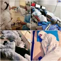 استراحت پرستاران ایرانی سوژه عکاسان شد +عکس