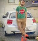 سوشا مکانی با تیشرت قلبی و کتونی نارنجی+عکس