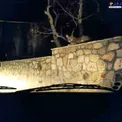 پلنگ روی دیوار یک باغ دامغانی شکار دوربین شد +عکس