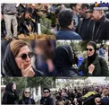 هنرمندان در مراسم ختم لوون هفتوان+عکس