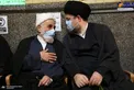 عکس/ سید حسن خمینی و ناطق نوری در  مراسم بزرگداشت مرحوم آیت‌الله موسوی بجنوردی