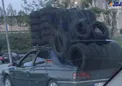 حمل بار عجیب با پژو !+عکس