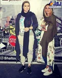 مانتو و شلوار عجیب و غریب سحر قریشی و سمانه پاکدل+عکس