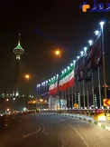 برافراشته شدن بیرق های سیاه در پایتخت+ عکس