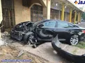 عکس/ تصادف وحشتناک آزرا با ساختمان
