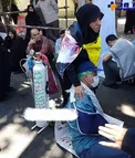 حضور جانباز شیمیایی در مراسم روز قدس+ عکس