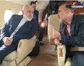سلیمانی در راه بازگشت به تهران به همراه ظریف/عکس