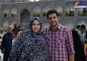 مجری معروف و مادرش در حرم امام رضا/عکس