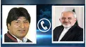 گفت‌وگوی تلفنی ظریف و مورالس؛ آمادگی ایران برای گسترش روابط با بولیوی
