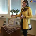 رأی دادن خانم بازیگر در خارج از کشور + عکس