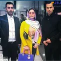 عکس عجیب و غریبی که روی لباس خانم بازیگر مشهور بود