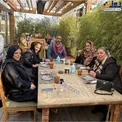 دورهمی کرونایی مریم امیرجلالی با دوستانش/عکس