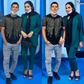تیپ کرونایی مهدی قائدی و همسرش+عکس