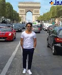 تيپ فرهاد مجيدي در خارج از كشور +عكس