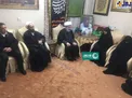 دیدار معاون سیدحسن نصرالله با خانواده سردار سلیمانی/عکس