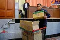 حجم پرونده اکبری طبری در دادگاه+عکس