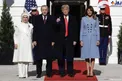 پوشش همسران ترامپ و اردوغان در کاخ سفید/عکس