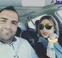 قهرمان وزنه برداری جهان و همسرش در خودروی شخصی شان + عکس