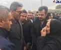 عابدزاده و همسر حجازی در مراسم منصورپورحيدري/عكس