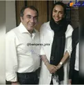 عکس دیده نشده از بازیگر مشهور و همسرش