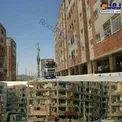 تصویري از يك ساختمان قبل و بعد از زلزله در کرمانشاه