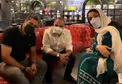 بازیگران در کنار همسر مرحومه آزاده نامداری / عکس