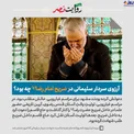 آرزوی سردار سلیمانی در مراسم غبارروبی حرم امام رضا /عکس
