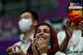 گریه های نجمه خدمتی برای مدال طلای فروغی در المپیک/عکس