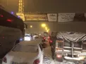 هشدار به مسافران نوروزی/ ترافیک فوق سنگین زیرسایه کولاک و برف در جاده‌های مازندران