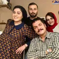 عباس غزالی و سوده ازقندی در پشت صحنه مینو+عکس