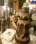 کیک تولد عجیب و غریب بهنوش بختیاری + عکس