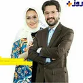 مجری مشهور و همسرش در عکسی دیده نشده