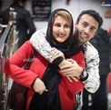 ژست جالب فاطمه گودرزی و پسرش+عکس