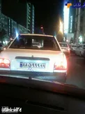 پراید با پلاک رند+عکس