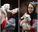 گربه بامزه بازیگر زن مشهور تلویزیون+عکس