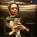 سلفی بازیگر زن معروف ایرانی در آسانسور