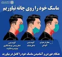 چرا نباید ماسک خود را روی چانه بیاوریم؟ + عکس
