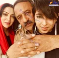 سلفی جالب زن و شوهر بازیگر با دخترشان