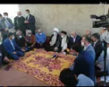 عکس/ حضور رئیسی در جمع کشاورزان اهرم