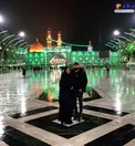محسن افشانی و همسرش در بین الحرمین با پوششی متفاوت/عکس