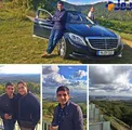 گشت و گذار بازیگر مشهور ایرانی در اروپا +عکس