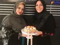 مجری معروف خبر در کلاس شیرینی پزی/عکس