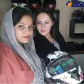 خانم بازيگر در آخرين جلسه کلاس آموزش موتورسواري+عکس