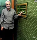 شهید حاج قاسم سلیمانی در جوار حرم امامین عسکریین +عکس