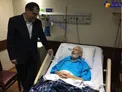 عکس/ عیادت وزير بهداشت از بازیگر معروف