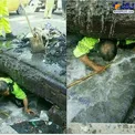 عکسی تامل‌برانگیز از یک پاکبان شهرداری